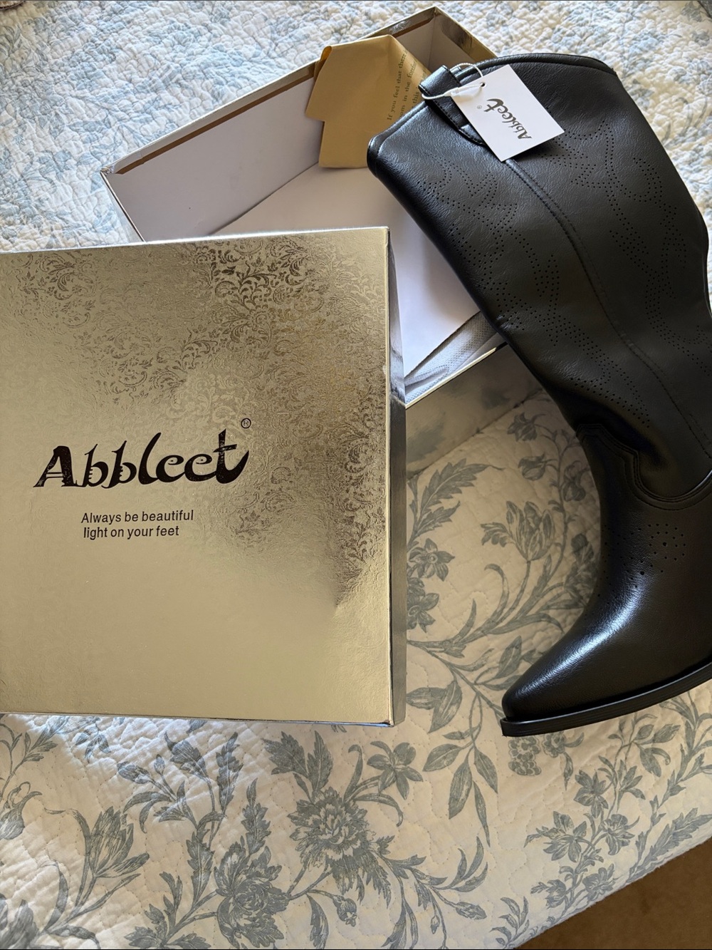 Women's Black Heeled Boots